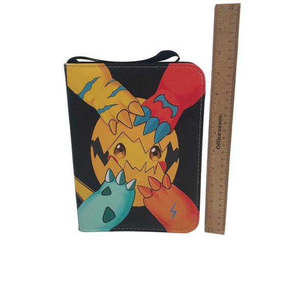 Game Card Binder 50 Page 4 Card Sleeve Pocket Collection Holder Pikachu 9.5 Inch - Picture 7 of 8